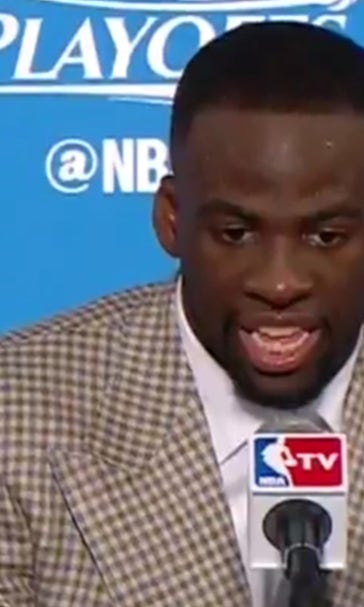 Shaq & Co. clown Draymond Green for his postgame interview
